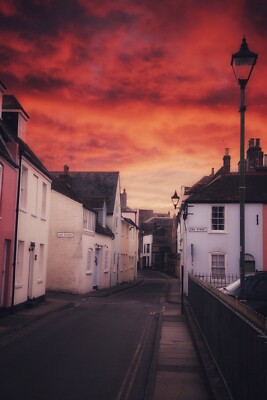 Middle Street Deal Kent Stunning Sunset A3 Matt Finish Photograph