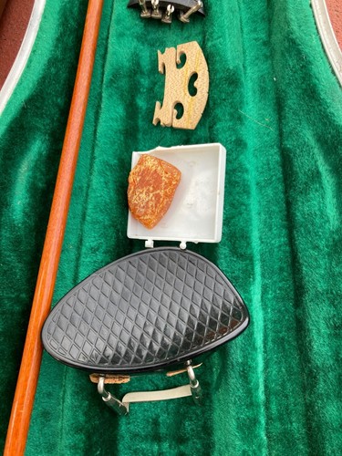Vintage 3/4 Größe E.R. PFRETZSCHNER KOPIE ANTONIUS STRADIVARIUS GEIGE - Bild 11 von 21