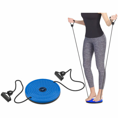 Fitness Twisting Disk mit Expander für Bauch, Taille & Arme, Ø 24,5 cm