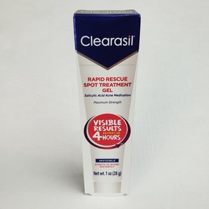 clearasil rapid rescue spot treatment gel