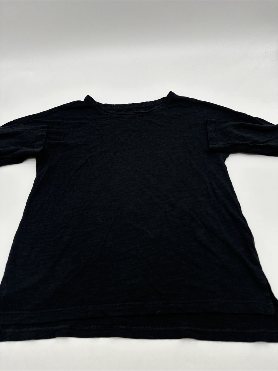 me Tシャツ Banana Republic Blouse Women X-Small Black Solid Round Neck