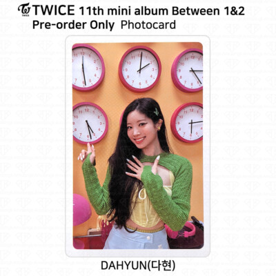 TWICE 11th Mini Album Between 1&2 Dahyun Photocard Postcard