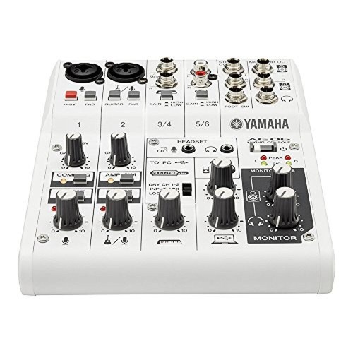 YAMAHA AG06 Portable USB Powered 6 Channel Portable Recording Mixer IOS/MAC/PC - Picture 2 of 4