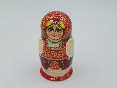 Matryoshka Nesting Dolls Russian Wood Toy Folk Art 5-piece