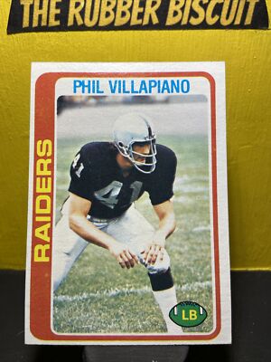 1978 Topps #149 Phil Villapiano Oakland Raiders