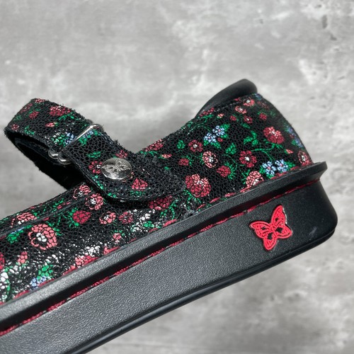 Alegria Belle Mary Jane Floral Women's Clog Adjustable Double Strap EU 39 US 9 - Picture 10 of 15