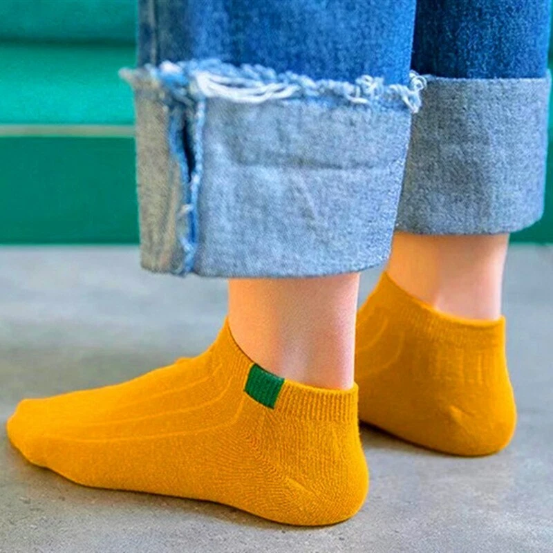 Классические хлопковые мягкие полосатые носки женские - 10 пар - Изображение 4 из 4