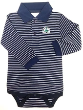 NCAA LICENSED INFANT 12MONTHS LONG SLEEVE STRIPED GOLF SHIRT-NEW