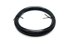 Black Vinyl Coated Wire Rope Cable,1/16 - 3/32, 7x7, 50 Ft Coil