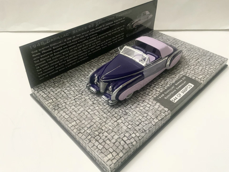 1/43 Minichamps 1948 Cadillac Series 62 Saoutchik Cabriolet - Image 2 of 4