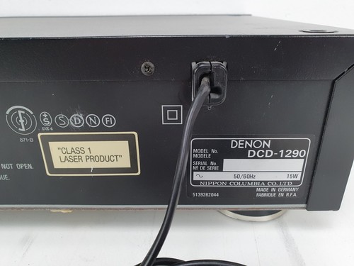 Denon DCD-1290 CD player - 20 Bit - Double DA Converter - PCM audio - Afbeelding 13 van 13