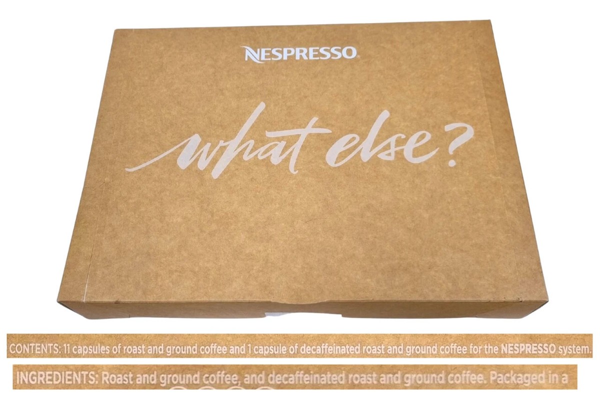 NESPRESSO 12 Capsules VERTUO Welcome Kit Roast, Ground and