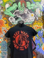 Keep Warm Burn Out The Rich Shirt Choking Victim Subhumans MDC Dead Kennedys Pun