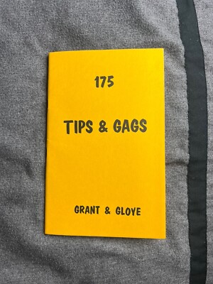  UF Grant & Eugene Goyle 175 Tips And Gags - Comedy Magic Book OUT OF PRINT  