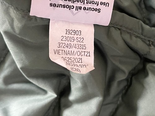 REI Co Op 650 Down Jacket Kids Small (8) Green Full Zip - Picture 6 of 10