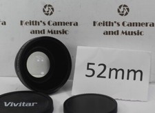Vivitar HD4 MC AF HD 0.43X Wide Angle Converter  Macro Lens 52mm Universal fit