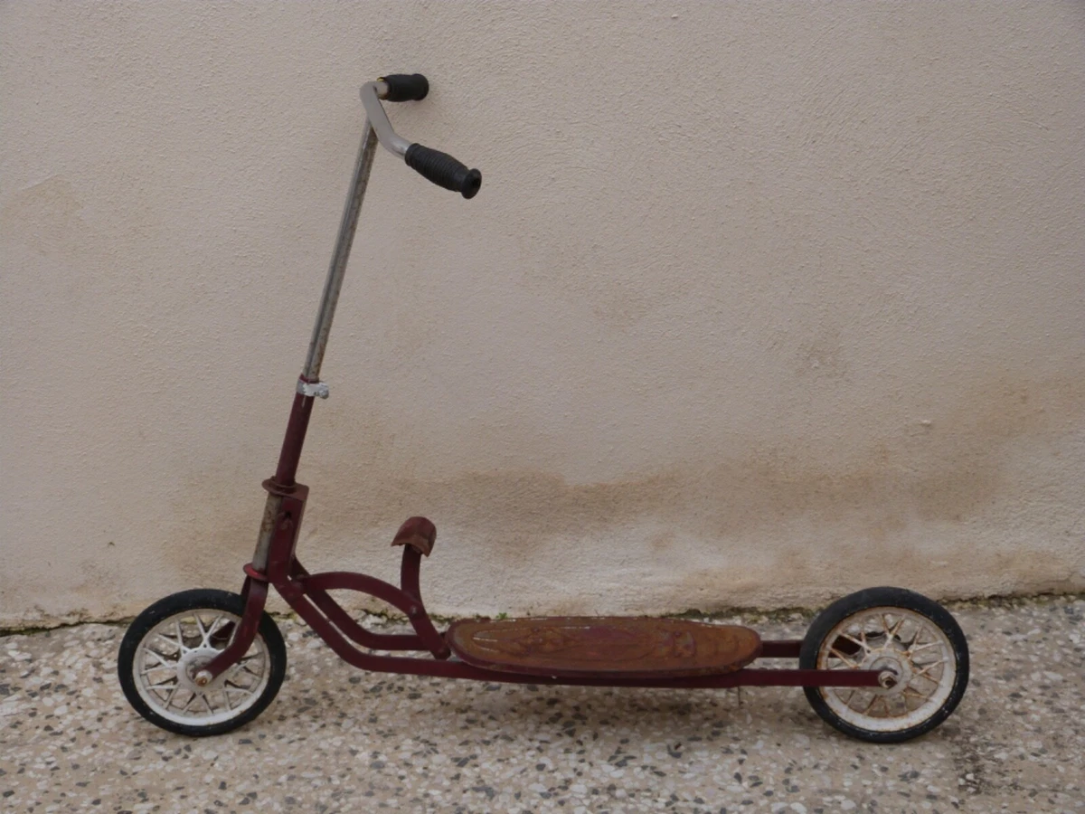 Porteur Trottinette 3en1 Little Star Bleue, porteur bébé