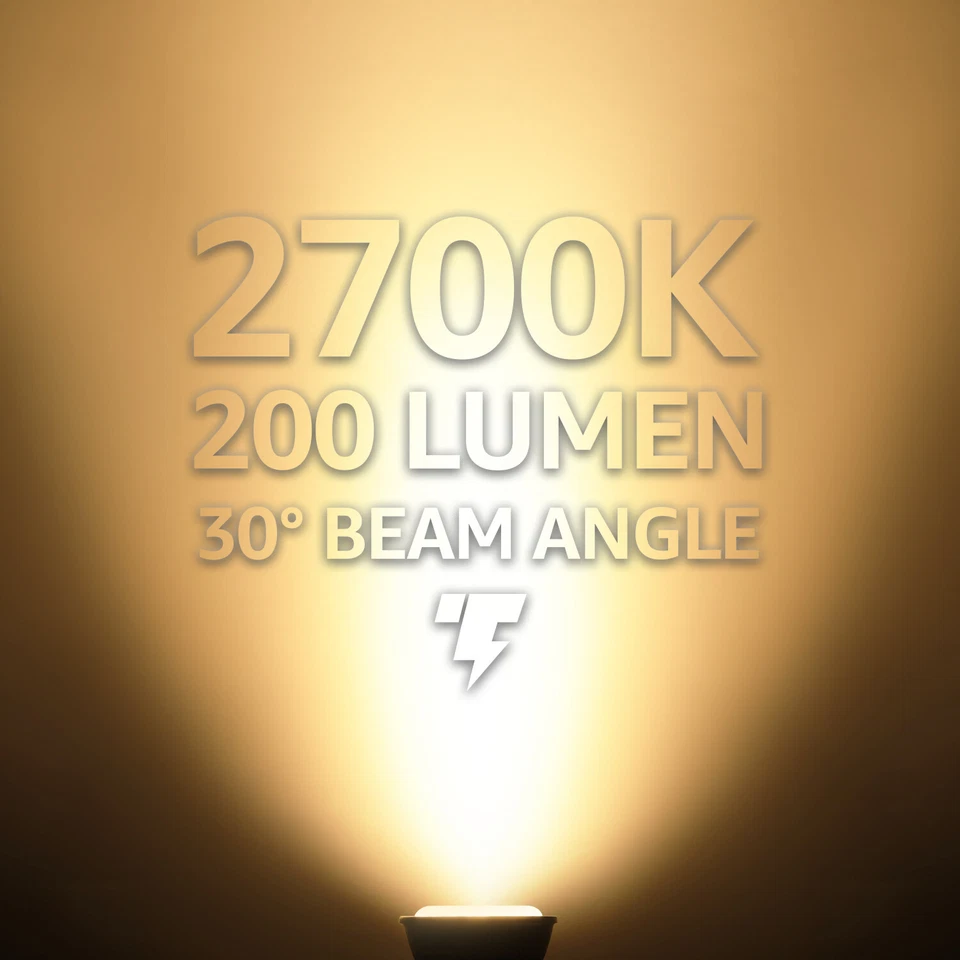 10-Pack 3W 2700K LED MR11 Bulbs, AC/DC 12V GU4 Base, 25W Halogen Equivalent - Image 3 of 4