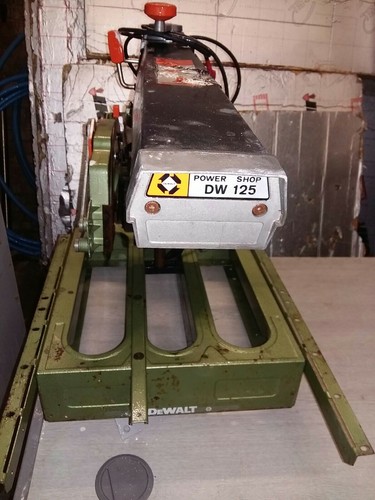dewalt power shop radial arm saw dw125 