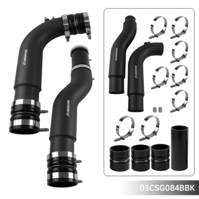 Ladeluftkühler Rohrsatz & Manschetten für 07.5-09 Dodge Ram 6.7L Cummins Diesel