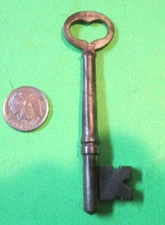 VINTAGE CORBIN HEART SHAPE SKELETON KEY # 17 1887 MORE LISTED HERE 3 INCHES