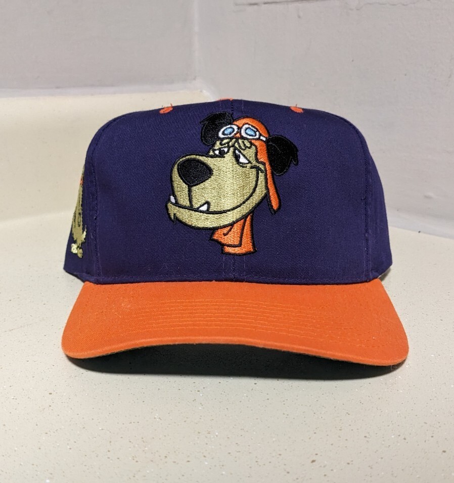 Vintage Muttley American Needle Blockhead Snapback Hat Cap