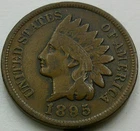 US 1895 Indian Head Cent  **
