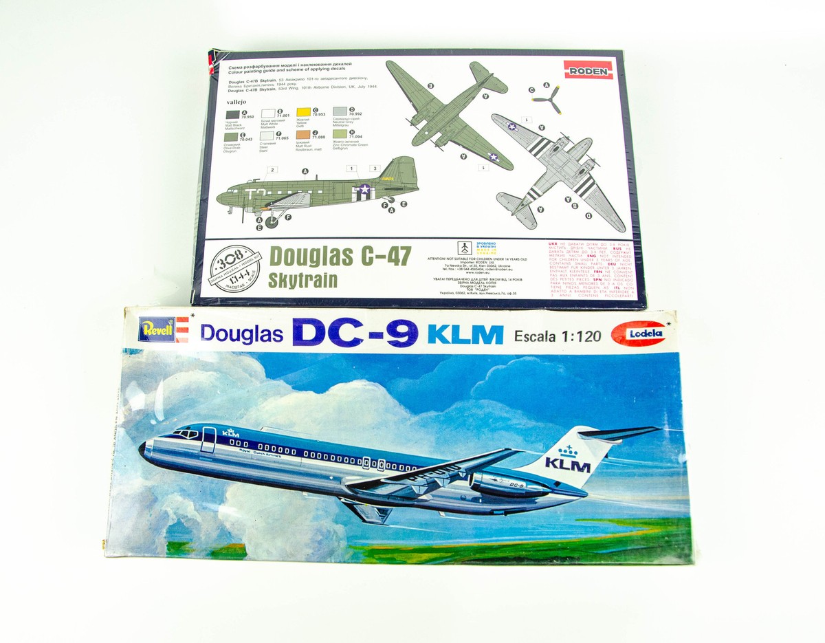 Model Airplane Lot of 11 Kits Monogram 1/48 Eastern Airlines DC-3