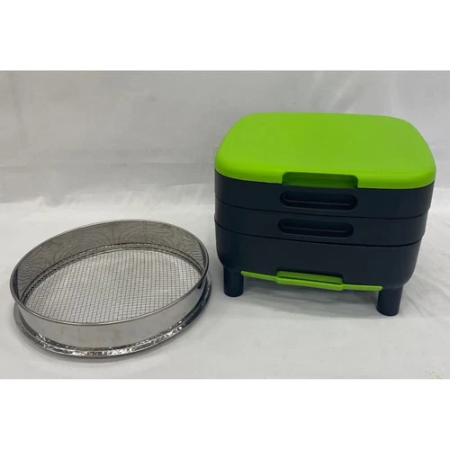 RSI MAZE Worm Farm with Sifter Black