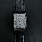 Vintage Seiko Slim Quartz Barrel 30MM Case White Dial Japanese Men's Watch A35