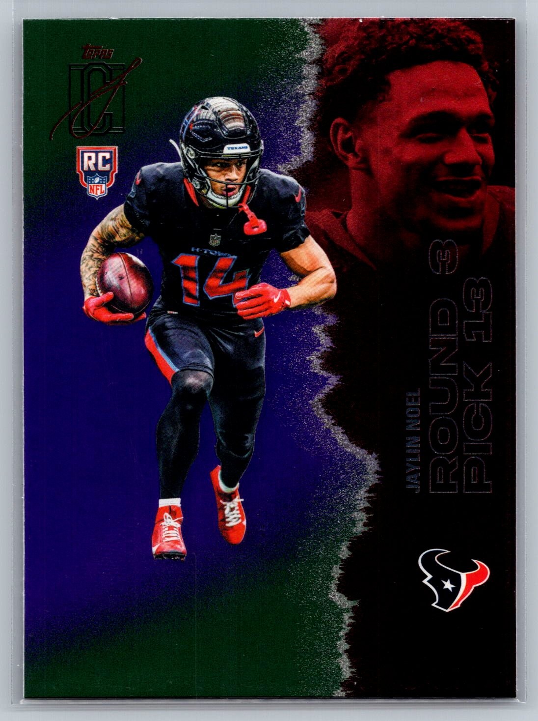 2025 Topps Signature Class #208 Jaylin Noel Green & Purple