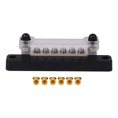 150A Power Distribution Bus Bar for 12V and 48V Boat Electrical Systems