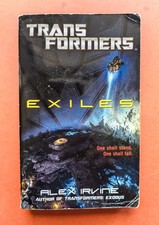 Transformers: Exiles, Alex Irvine novelisation, rare vintage pb, Titan 2011