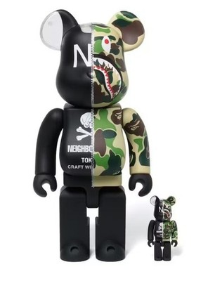 Medicom Toy BE@RBRICK A BATHING APE NEIGHBORHOOD 100% 400% 2018