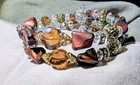 Vintage Coro 3-Piece Parure Set Smoky Topaz AB Crystal Multi-Strand Choker Wrap — photo 3
