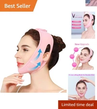 Women’s Reusable Face Lifting Chin Strap - Adjustable V Line Mask for Slimming