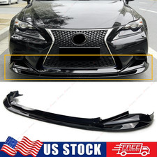 For 2014-2016 Lexus Is250 Is350 F-sport Front Bumper Splitter Lip Gloss Black