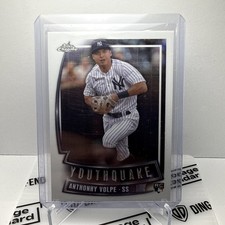Anthony Volpe 2023 Topps Chrome Youthquake RC Card No. YQ52 New York Yankees
