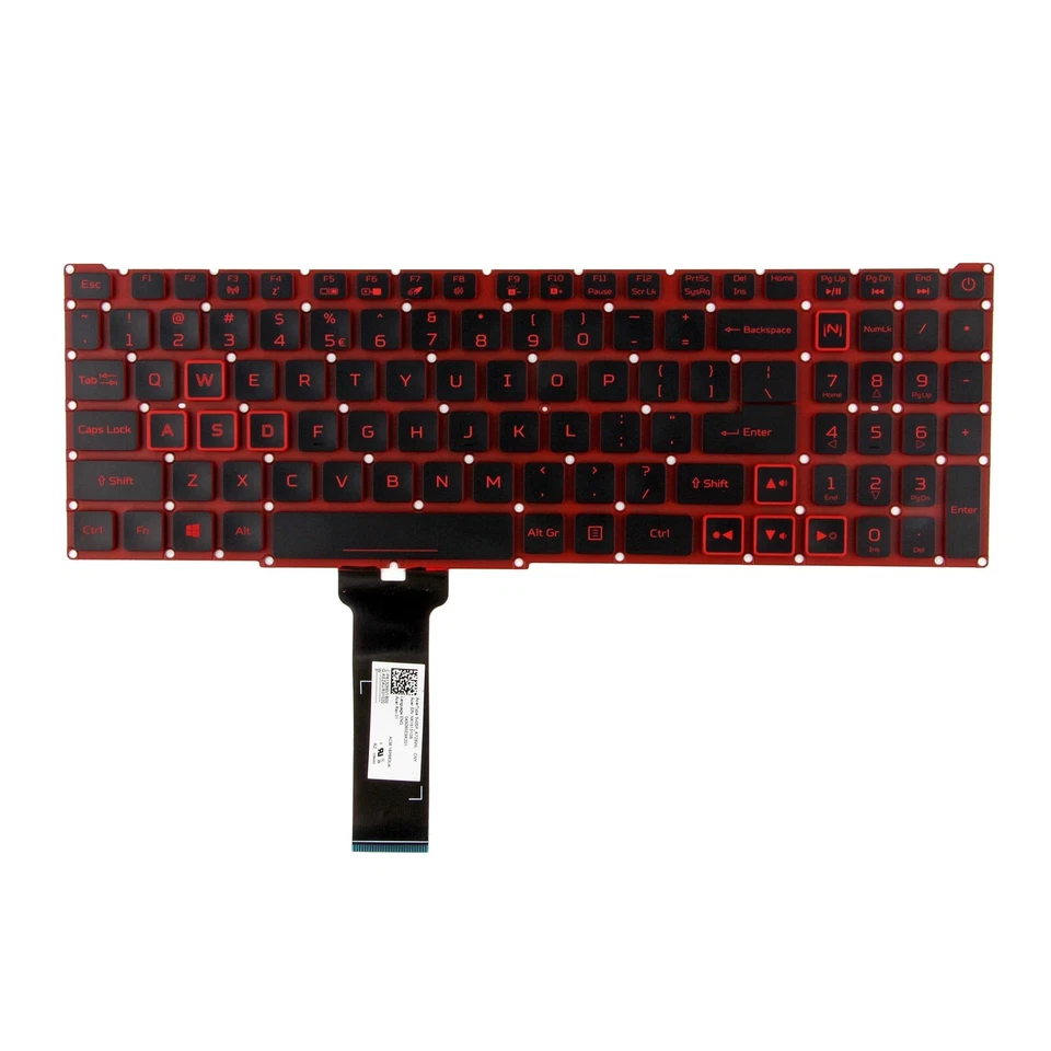 Teclado retroiluminado para Acer Nitro 5 AN515-43 AN515-44 AN515-54 AN515-55 AN517-51 Foto 2 de 4