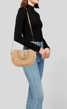 Chloe Pixie Medium Tan Leather and Suede Double Handbag Satchel