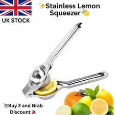 Lemon Squeezers Juicer Manual Press Stainless Steel Lime Citrus Fruit Extractor