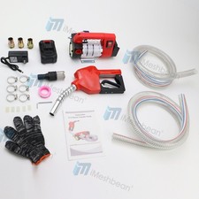 Cordless Electric Fuel Transfer Pump 21V 12GPM Oil Pump for Car Boats RV Truck