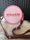 Coach Kia Circle Bag In Colorblock Ca098
