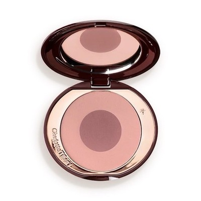 Charlotte Tilbury Single Pressed Powder Blush Compact Pink Rose Two-Tone Shade