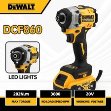 DeWalt 20V MAX XR 1/4 Inch Cordless Impact Driver, Bare Tool Only (DCF860B)