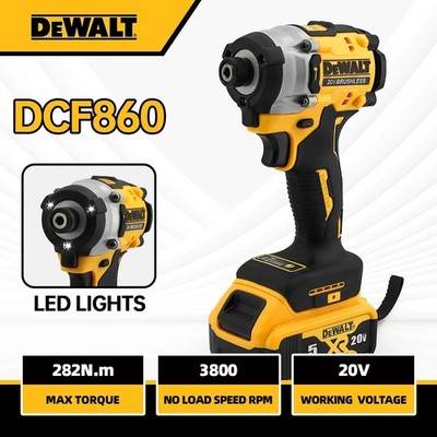 DeWalt 20V MAX XR 1/4 Inch Cordless Impact Driver, Bare Tool Only (DCF860B)