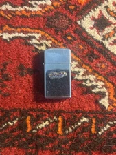 Vintage 1970 The Budd Company Automobile Aviation Advertising Slim Zippo Lighter
