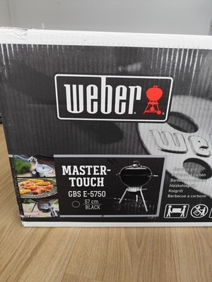 Weber Grill Holzkohle- Original verpackt-Master Touch-GBS E-5750 Schwarz 57cm