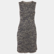 Chanel BluePink Crochet Mini Dress S