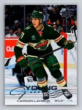 Carson Lambos 2025-26 Upper Deck Hockey Young Guns 💥 Wild 🏒 #729